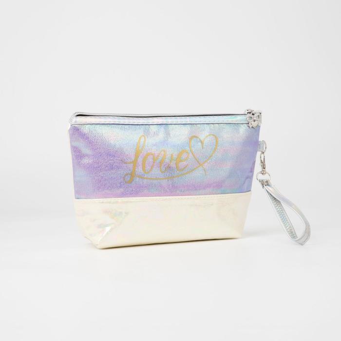 Косметичка на молнии, с ручкой, цвет светло-жёлтый
Косметичка на молнии, с ручкой, цвет светло-жёлтый