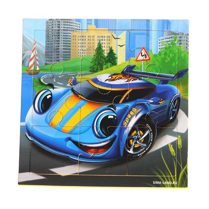 Развивающий пазл «Тачка», 15х15 см
Развивающий пазл «Тачка», 15х15 см