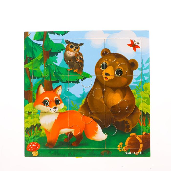 Развивающий пазл «Прогулка в лесу», 15х15 см
Развивающий пазл «Прогулка в лесу», 15х15 см