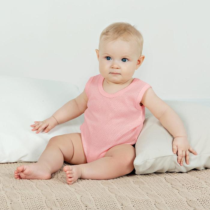 Боди без рукавов «Basic», рост 74 см, цвет персиковый
Боди без рукавов «Basic», рост 74 см, цвет персиковый