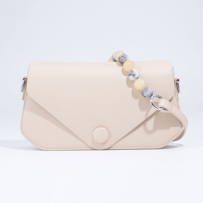 Сумка-мессенджер на клапане, длинный ремень, цвет бежевый
Сумка-мессенджер на клапане, длинный ремень, цвет бежевый