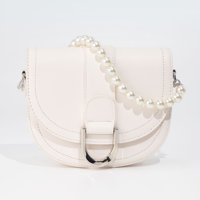 Сумка-мессенджер на клапане, цвет молочный
Сумка-мессенджер на клапане, цвет молочный