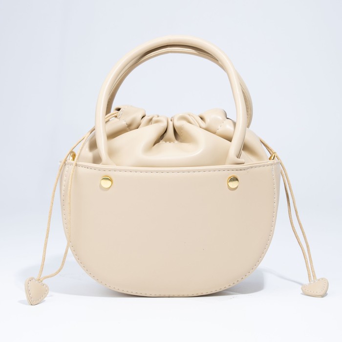 Сумка-тоут, отдел на утяжке, длинный ремень, цвет молочный
Сумка-тоут, отдел на утяжке, длинный ремень, цвет молочный