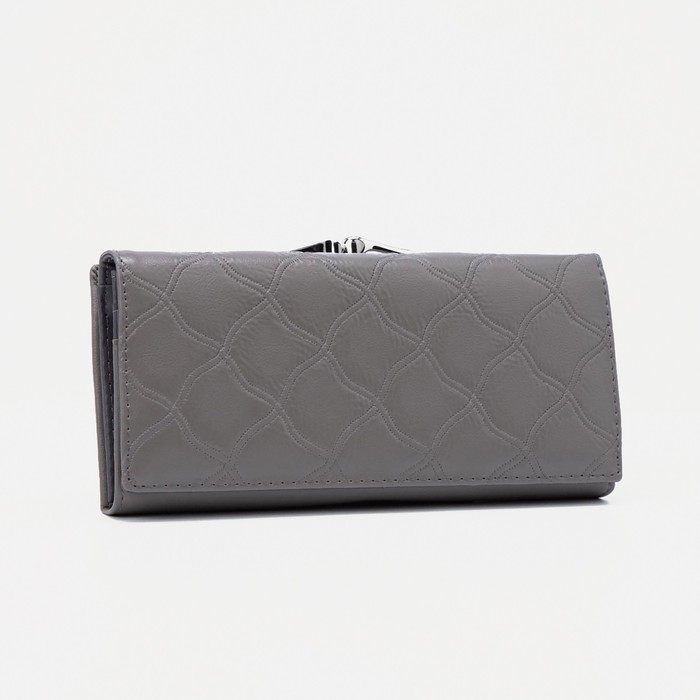 Кошелёк на магнитах, цвет серый
Кошелёк на магнитах, цвет серый