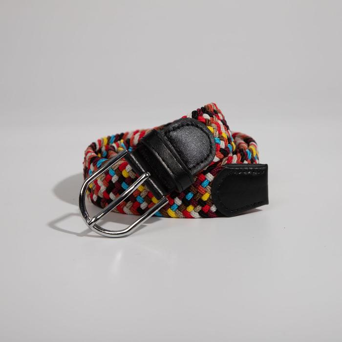 Ремень женский, ширина 3,5 см, резинка, плетёнка, пряжка металл, цвет чёрный/разноцветный
Ремень женский, ширина 3,5 см, резинка, плетёнка, пряжка металл, цвет чёрный/разноцветный