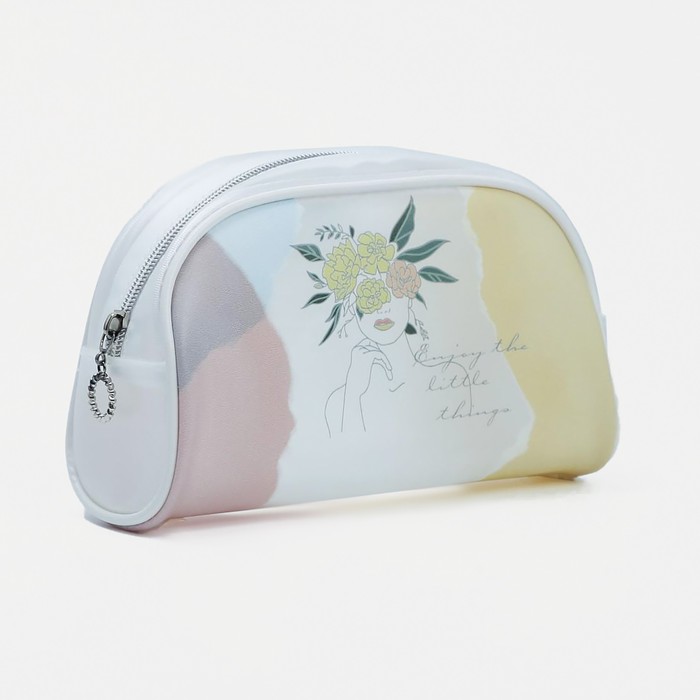 Косметичка на молнии, цвет разноцветный/полупрозрачный 
Косметичка на молнии, цвет разноцветный/полупрозрачный