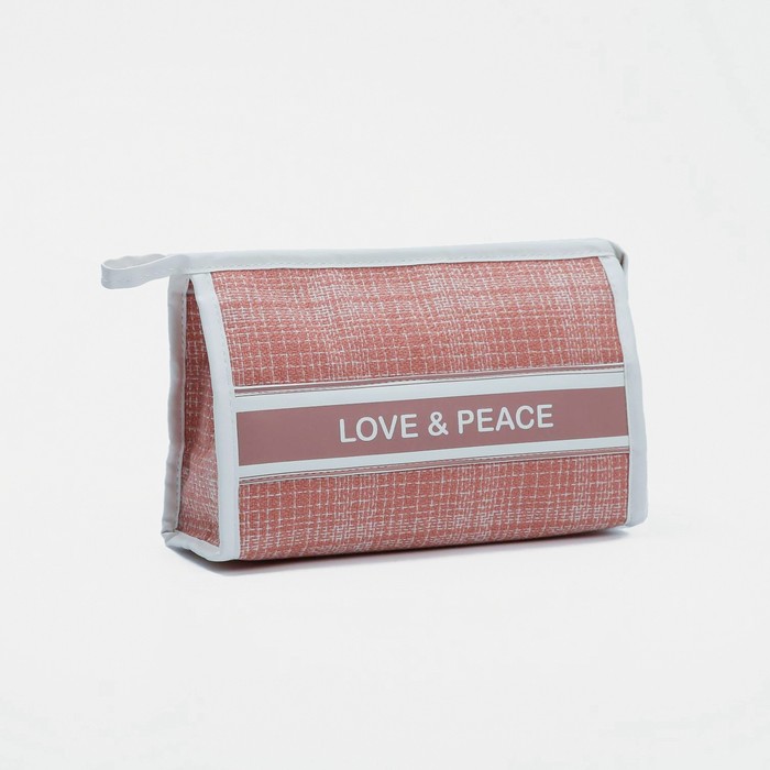 Косметичка на молнии, цвет розовый
Косметичка на молнии, цвет розовый