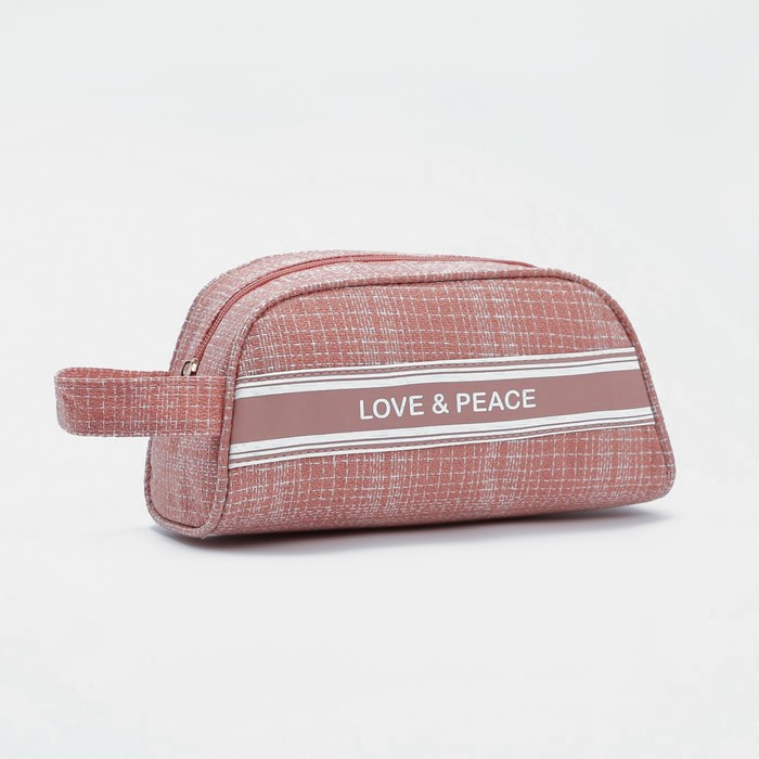Косметичка на молнии, цвет розовый
Косметичка на молнии, цвет розовый