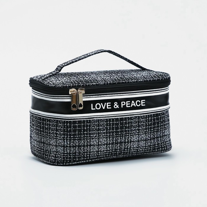Косметичка на молнии, цвет чёрный
Косметичка на молнии, цвет чёрный