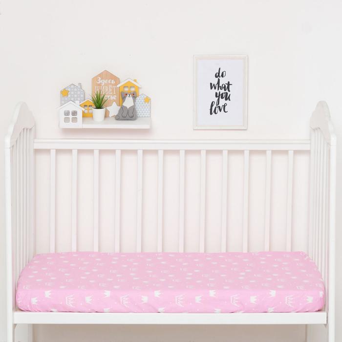 Простыня на резинке "LoveLife" Розовые короны 60*120+20 см, 100 % хлопок, сатин
Простыня на резинке "LoveLife" Розовые короны 60*120+20 см, 100 % хлопок, сатин