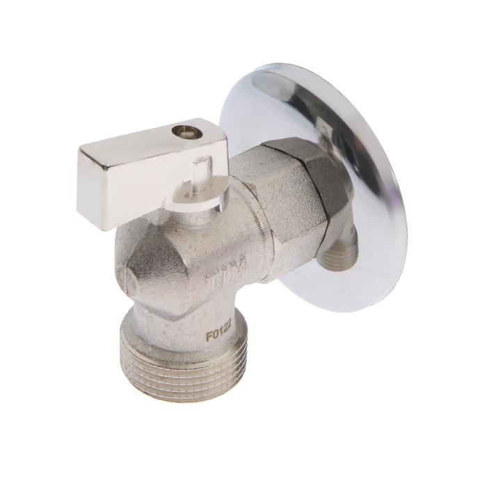 Кран шаровой TIM BL5809A, 1/2"х3/4", угловой, для бытовых приборов, матовый, никель
Кран шаровой TIM BL5809A, 1/2"х3/4", угловой, для бытовых приборов, матовый, никель