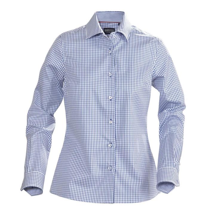 Рубашка женская в клетку Tribeca Ladies, размер S, цвет синий 
Рубашка женская в клетку Tribeca Ladies, размер S, цвет синий