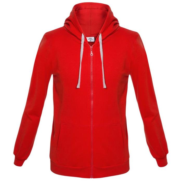 Толстовка мужская на молнии с капюшоном Unit Siverga, размер XL, цвет красный 
Толстовка мужская на молнии с капюшоном Unit Siverga, размер XL, цвет красный