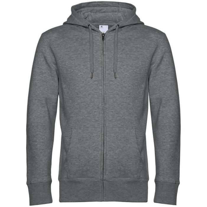 Толстовка с капюшоном на молнии унисекс King, размер L, цвет тёмно-серый меланж
Толстовка с капюшоном на молнии унисекс King, размер L, цвет тёмно-серый меланж