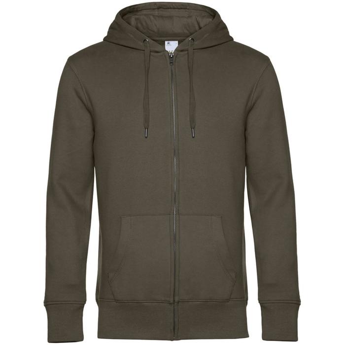 Толстовка с капюшоном на молнии унисекс King, размер S, цвет хаки
Толстовка с капюшоном на молнии унисекс King, размер S, цвет хаки