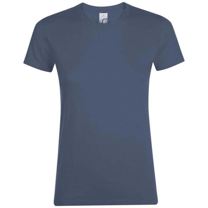 Футболка женская Regent Women, размер L, цвет синий джинс
Футболка женская Regent Women, размер L, цвет синий джинс