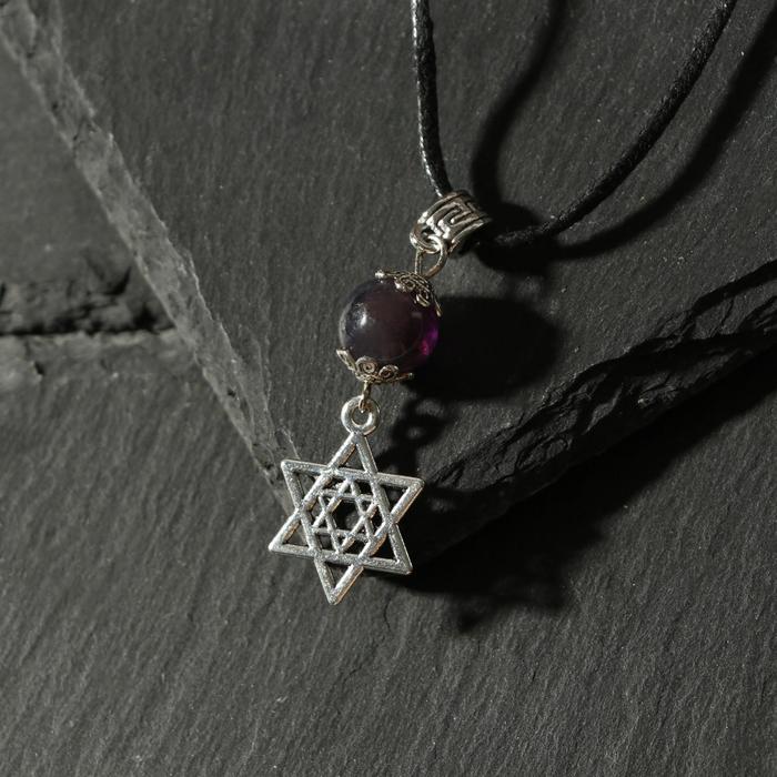 Амулет "Аметист" от сглаза и зла, Звезда Давида, цвет чернёное серебро
Амулет "Аметист" от сглаза и зла, Звезда Давида, цвет чернёное серебро