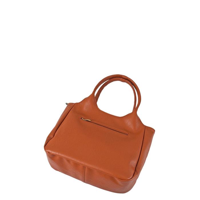 фото Сумка женская иск.кожа, молния,цвет рыжий bagsland