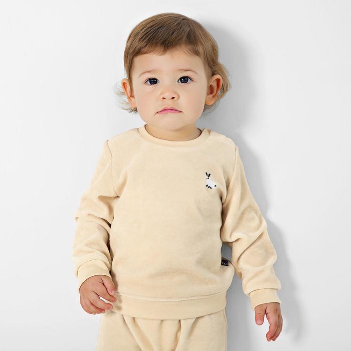 Комплект детский: свитшот и брюки «Пушок», рост 86 см, цвет бежевый
Комплект детский: свитшот и брюки «Пушок», рост 86 см, цвет бежевый