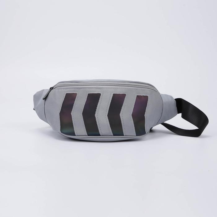 Сумка поясная светоотражающая, отдел на молнии, наружный карман, цвет серый
Сумка поясная светоотражающая, отдел на молнии, наружный карман, цвет серый