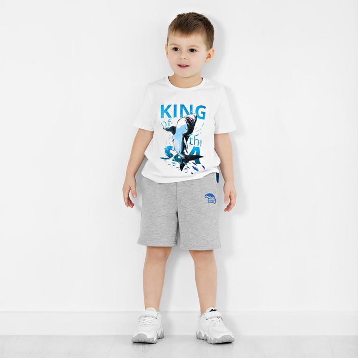 Шорты для мальчика, рост 116 см, цвет серый
Шорты для мальчика, рост 116 см, цвет серый