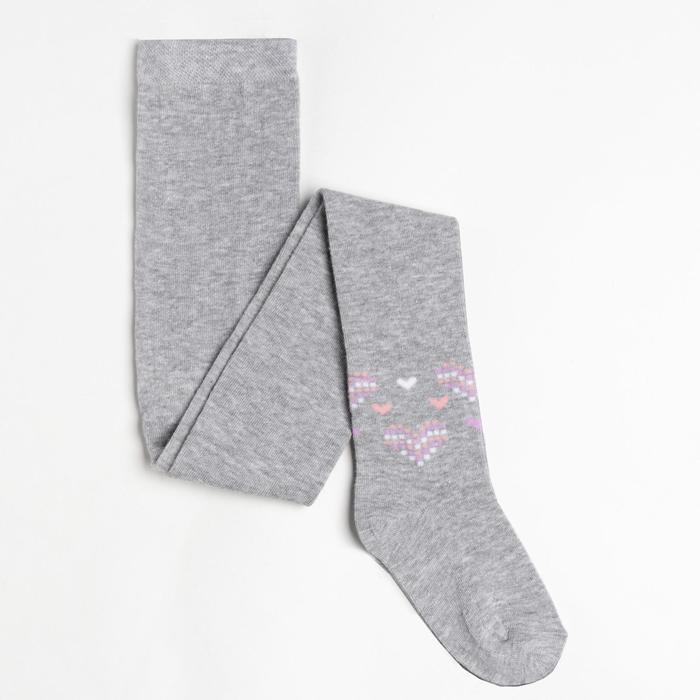 Колготки детские, цвет светло-серый меланж, рост 104-110
Колготки детские, цвет светло-серый меланж, рост 104-110