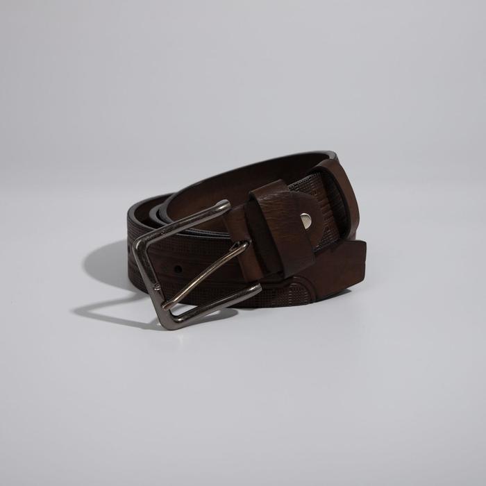 Ремень мужской, ширина 4 см, винт, пряжка металл, цвет коричневый
Ремень мужской, ширина 4 см, винт, пряжка металл, цвет коричневый