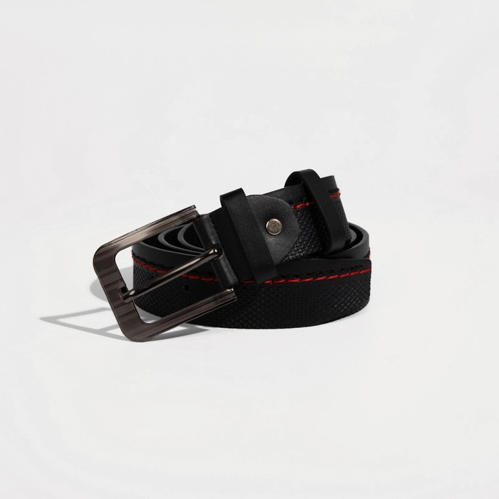 Ремень мужской, ширина 4 см, винт, пряжка металл, цвет чёрный
Ремень мужской, ширина 4 см, винт, пряжка металл, цвет чёрный