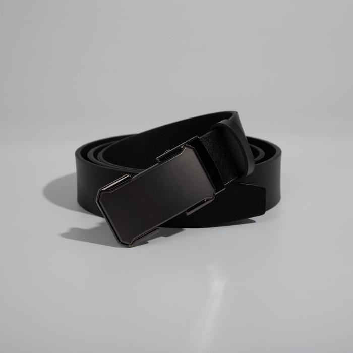 Ремень мужской, ширина 3,8 см, зажим, пряжка металл, цвет чёрный
Ремень мужской, ширина 3,8 см, зажим, пряжка металл, цвет чёрный