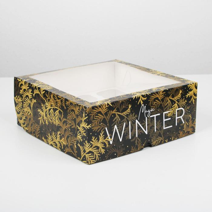 Коробка для капкейков Winter 25 х 25 х 10см
Коробка для капкейков Winter 25 х 25 х 10см