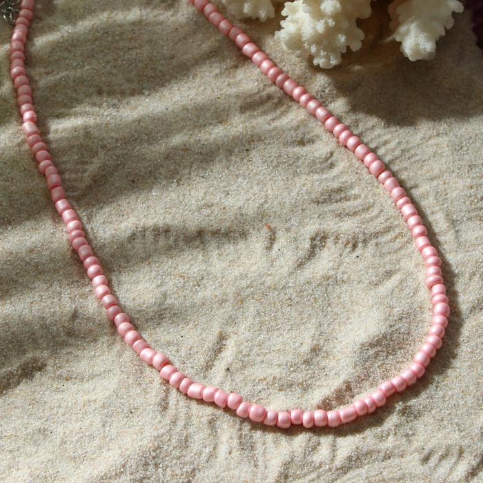 Колье "Бисер" тренд минимал, цвет светло-розовый, 40 см
Колье "Бисер" тренд минимал, цвет светло-розовый, 40 см