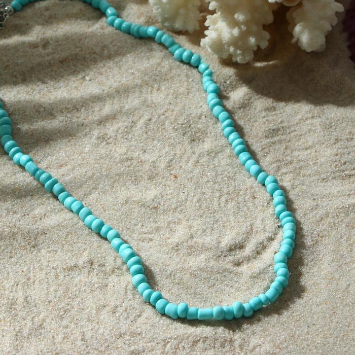 Колье "Бисер" тренд минимал, цвет небесно-голубой, 40 см
Колье "Бисер" тренд минимал, цвет небесно-голубой, 40 см