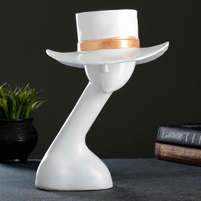 Ваза-подставка к бижутерии "Девушка в шляпе" белая с золотой полосой, 0,42 л/30см
Ваза-подставка к бижутерии "Девушка в шляпе" белая с золотой полосой, 0,42 л/30см