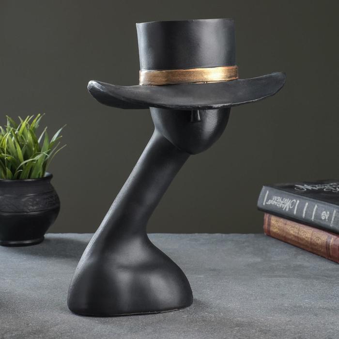 Ваза-подставка к бижутерии "Девушка в шляпе" черная с золотом, 0,42 л/30см
Ваза-подставка к бижутерии "Девушка в шляпе" черная с золотом, 0,42 л/30см