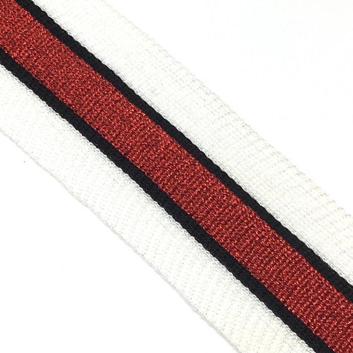 Лампасы №170, размер 3 см 1 метр, цвет черный, белый, красный люрекс
Лампасы №170, размер 3 см 1 метр, цвет черный, белый, красный люрекс