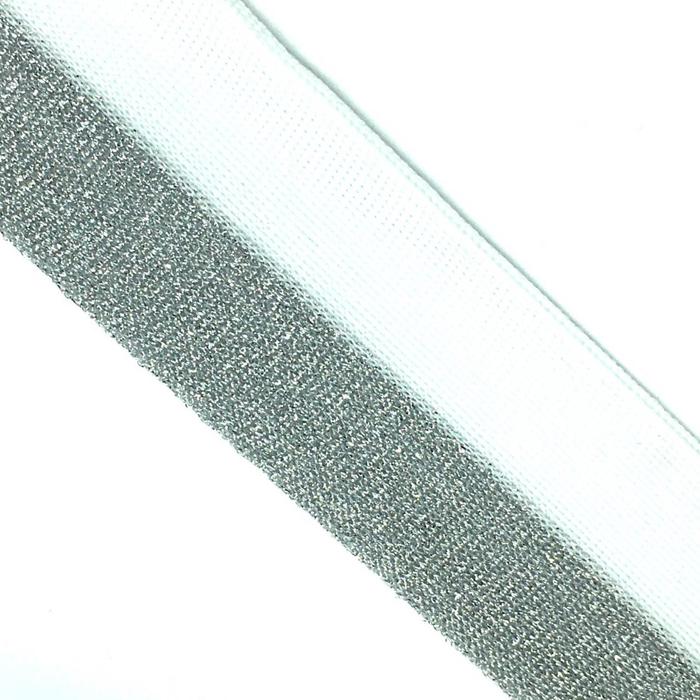 Лампасы №181, размер 5 см 1 метр, цвет белый серебро люрекс
Лампасы №181, размер 5 см 1 метр, цвет белый серебро люрекс