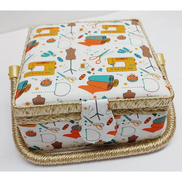 Шкатулка для рукоделия «Needlewomen», размер 19x19 см, нитки
Шкатулка для рукоделия «Needlewomen», размер 19x19 см, нитки