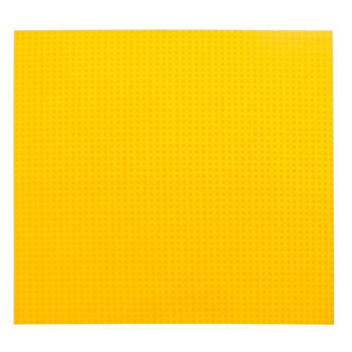фото Пластина основание для конструктора 40×40, цвет жёлтый