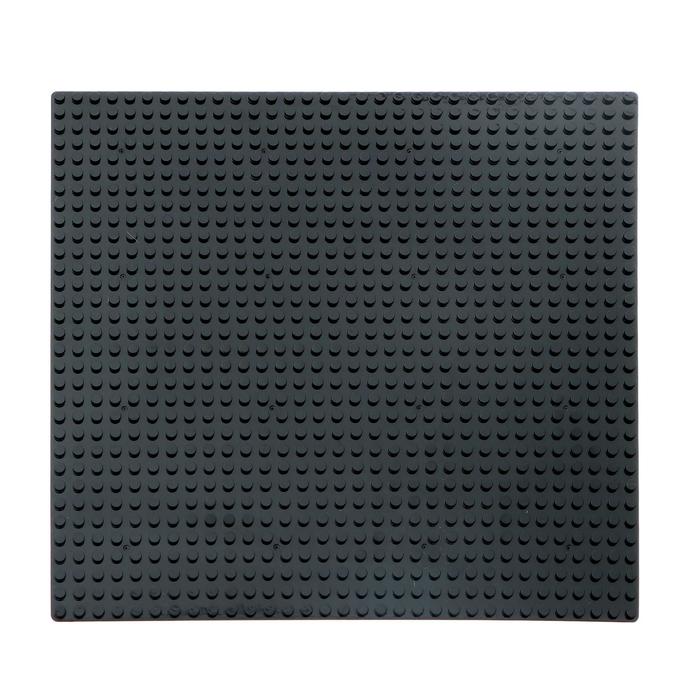 фото Пластина-основание для конструктора, 25,5×25,5 см, цвет чёрный