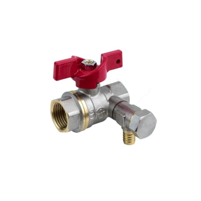 Кран шаровой Aquasfera 1013-01, 1/2", PN 40, внутренняя резьба, со спускником, бабочка
Кран шаровой Aquasfera 1013-01, 1/2", PN 40, внутренняя резьба, со спускником, бабочка