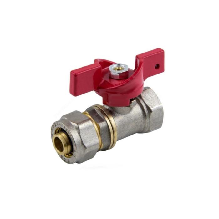 Кран шаровой Aquasfera Euro 1016-02, d=20 мм x 1/2", PN 16, внутр. резьба, обжимной, бабочка
Кран шаровой Aquasfera Euro 1016-02, d=20 мм x 1/2", PN 16, внутр. резьба, обжимной, бабочка