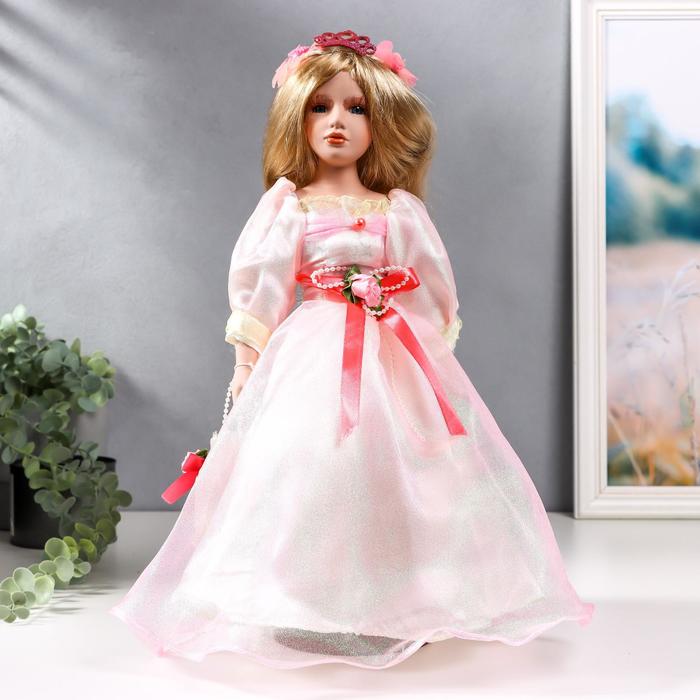 Кукла коллекционная керамика "Принцесса Лидия в нежно-розовом платье" 40 см
Кукла коллекционная керамика "Принцесса Лидия в нежно-розовом платье" 40 см