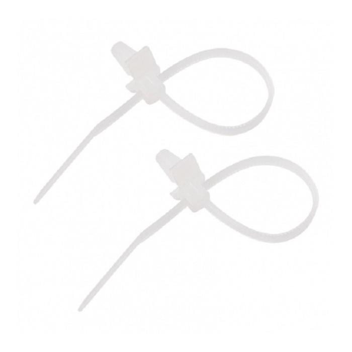 Хомут-стяжкa нейлоновая с крепежным пистоном REXANT 100x2.5 мм, ø2,4 мм, белая, упаковка 100 шт. 7
Хомут-стяжкa нейлоновая с крепежным пистоном REXANT 100x2.5 мм, ø2,4 мм, белая, упаковка 100 шт. 7