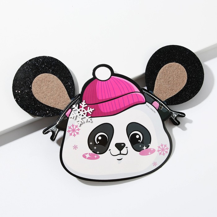 Заколки ушки для волос «Панда», 2 шт., 5,5 х 1 х 5,5 см.
Заколки ушки для волос «Панда», 2 шт., 5,5 х 1 х 5,5 см.