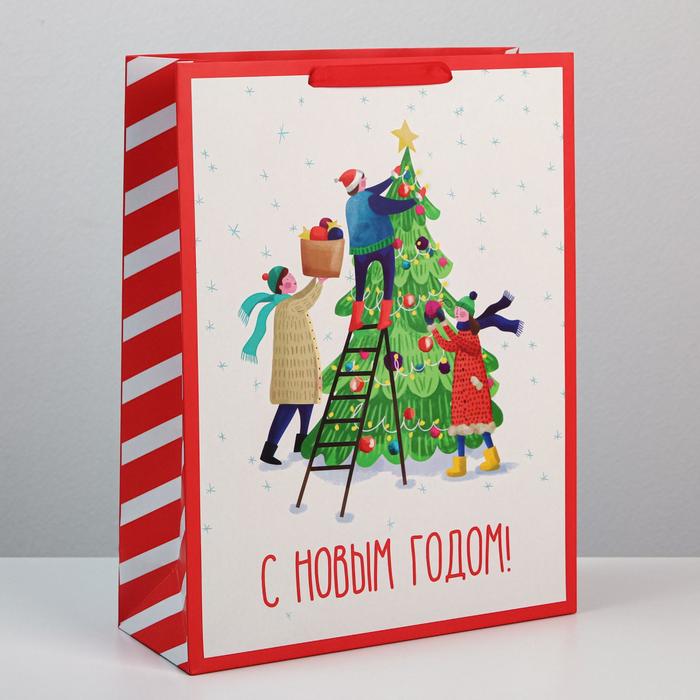 Пакет ламинированный вертикальный «Предновогодняя суета», L 31 × 40 × 11.5 см
Пакет ламинированный вертикальный «Предновогодняя суета», L 31 × 40 × 11.5 см