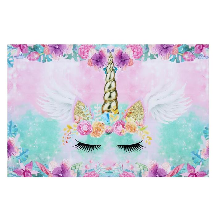 Фотофон винил "Единорог, золотой рог, цветы" 100х150 см
Фотофон винил "Единорог, золотой рог, цветы" 100х150 см