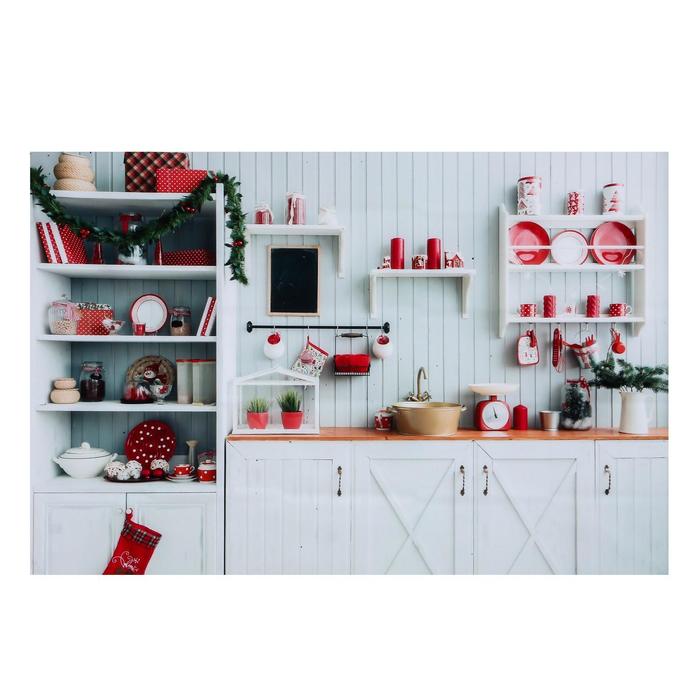 Фотофон винил "Кухня прованс бело-красная" 100х150 см
Фотофон винил "Кухня прованс бело-красная" 100х150 см