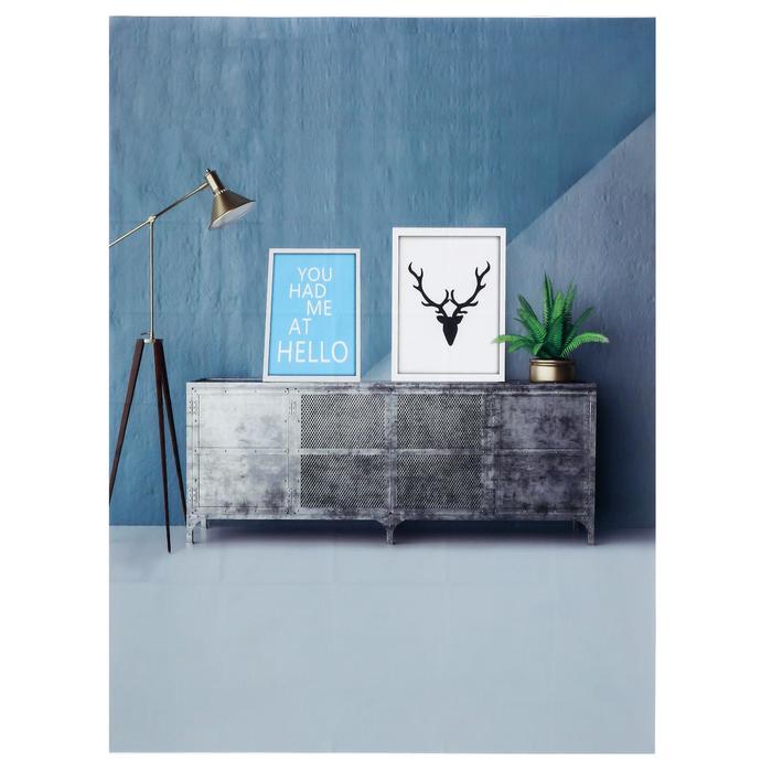 Фотофон винил интерьер "Серая тумба на фоне голубой стены" 150х200 см
Фотофон винил интерьер "Серая тумба на фоне голубой стены" 150х200 см