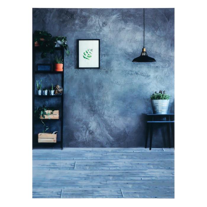 Фотофон винил интерьер "Оштукатуренная серая стена и растения" 150х200 см
Фотофон винил интерьер "Оштукатуренная серая стена и растения" 150х200 см