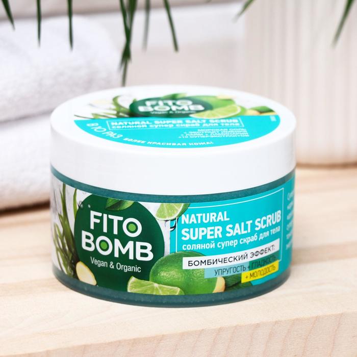 Соляной скраб для тела Fito Bomb, 250 мл
Соляной скраб для тела Fito Bomb, 250 мл